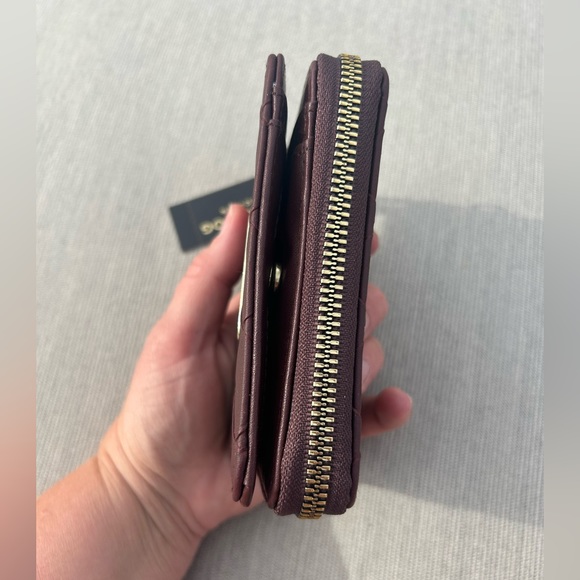 London Fog Women Fleur Woven French Wallet NWT - Picture 5 of 14